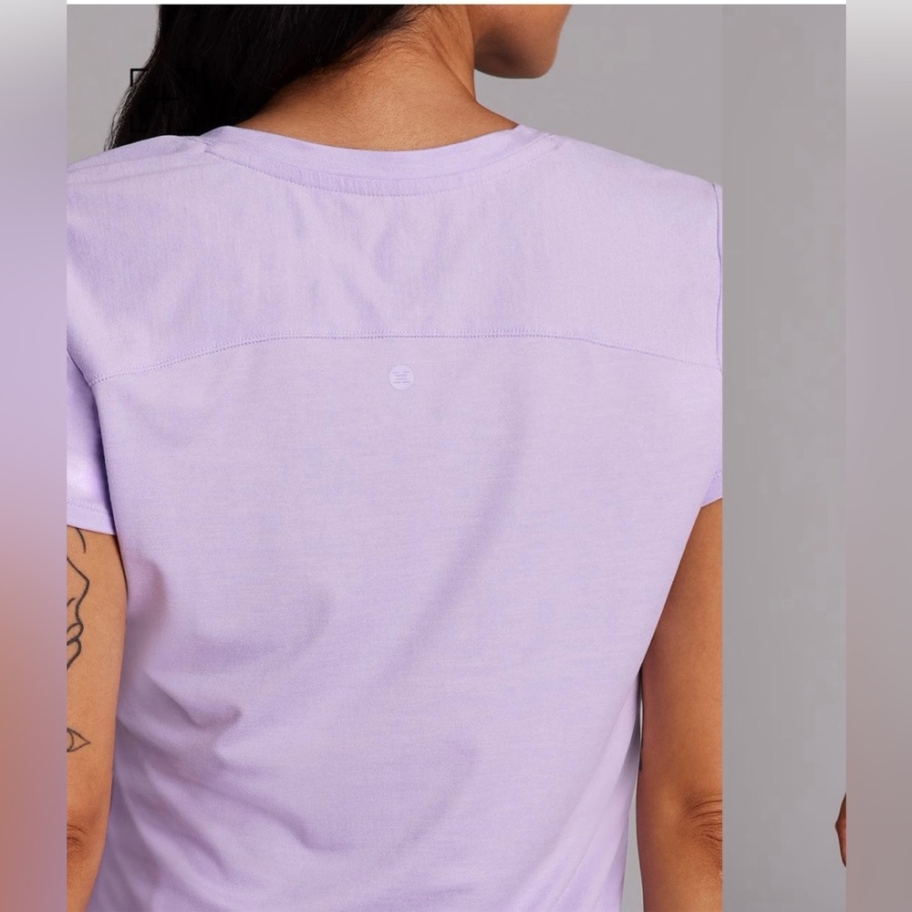 NWOT RBX Stratus Everyday Athletic Running Short Sleeve Tee,Pastel Lilac Size L - Picture 5 of 14